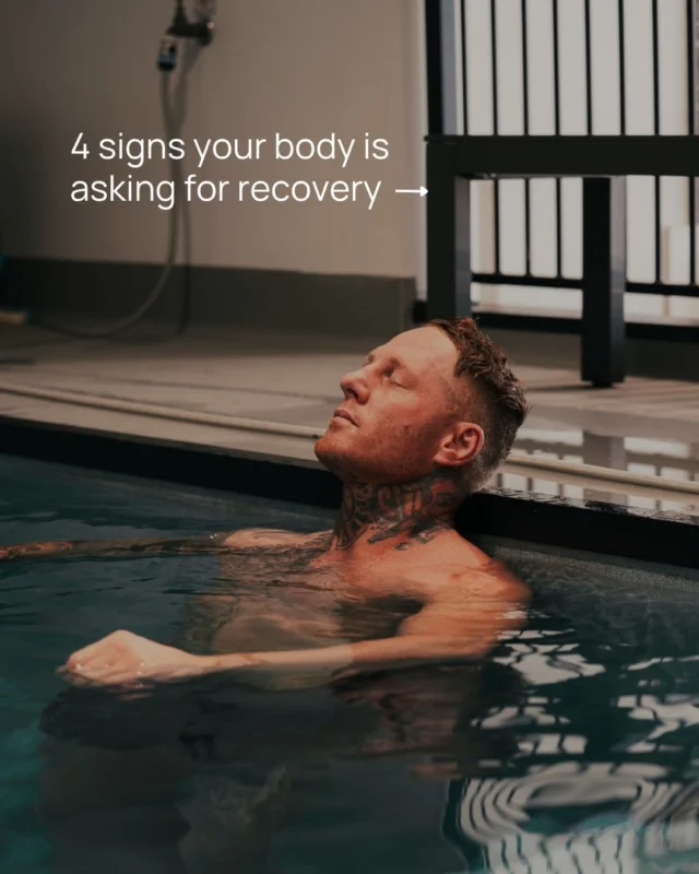 Your body gives you signs before it forces you to slow down. Are you listening?

#P3Recovery #RecoveryCentre #TrainRecoverRepeat