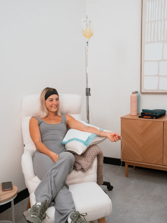 Nurse administered IV infusions. Book a consultation via the link in our bio 🔗