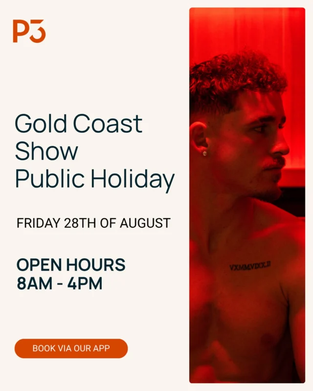 Gold Coast Show - Public Holiday Hours! Book via our app to secure your sessions! 🔥🔥