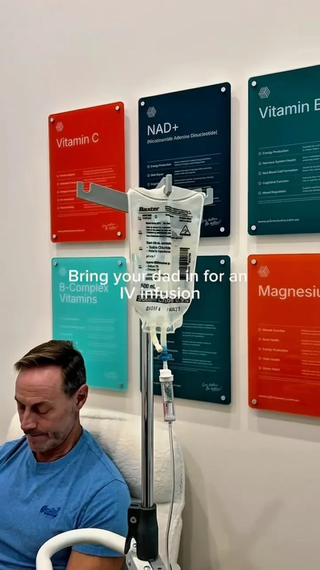 Perfect fathers gift! A great way to spend time with Dad! 

*Consult with a healthcare professional to determine if IV infusions are suitable for you.*
