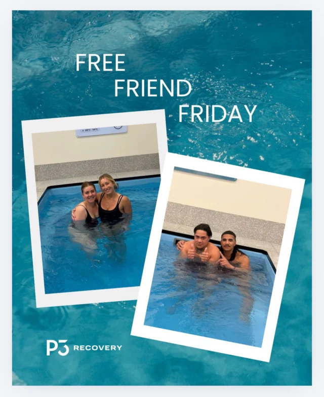 FREE FRIEND FRIDAY

Fridays just got better at P3.

Grab a mate and bring them along for a FREE magnesium pools session.

Hot pools, cold pools, good company and the perfect way to finish the week.

They’ve been hearing you talk about P3, now it’s time to bring them in and let them experience it for themselves.

WHO ARE YOU BRINGING THIS FRIDAY?

Current P3 members can bring one friend for a free magnesium pools session every Friday.

*Each friend is limited to one free session.

#free #friend #friday #pools