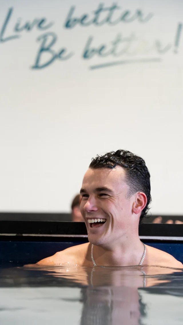AMBASSADOR SPOTLIGHT: @samhiggs6 a swimmer with many medals to his name, who takes both his swimming AND his recovery seriously. We love looking at Sam here at P3 Port Melbourne! 🏊

#p3recovery #p3portmelbourne