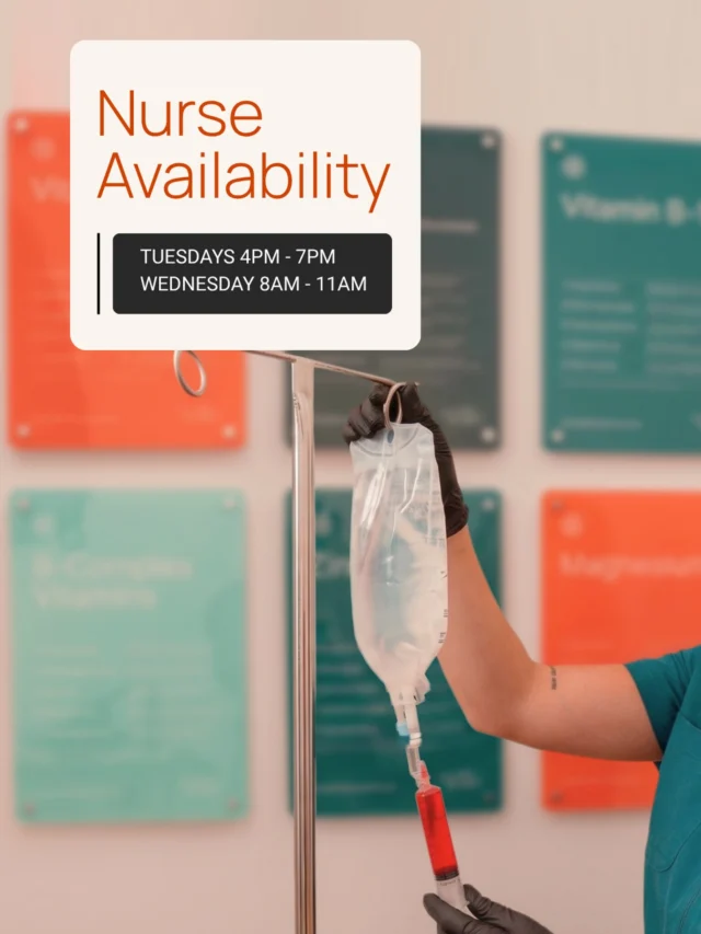 Updated nurse hours ⏰

Book a consultation via the link in our bio 🔗