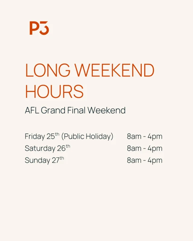 AFL Grand Final weekend is upon us and we will be open! Just with slightly altered hours on the Friday. So not to worry we will still be open for all your recovery needs 👍🏻