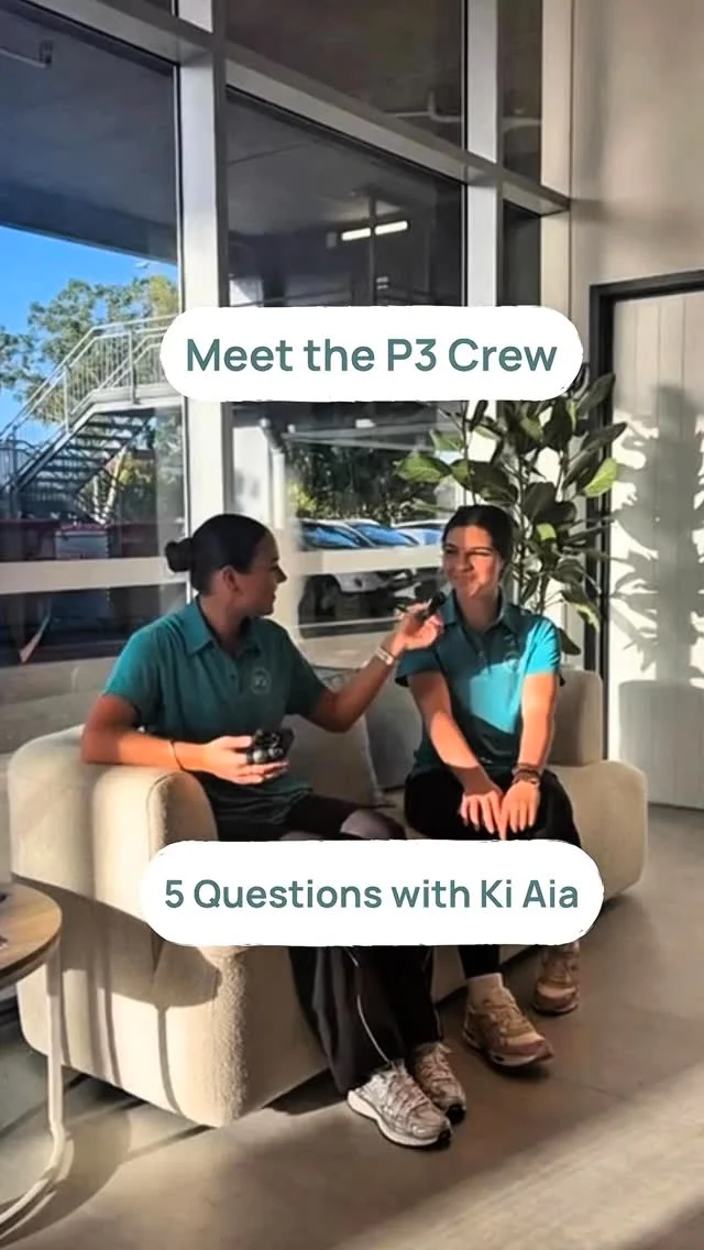 MEET THE P3 CREW

Time to introduce another one of the faces behind P3 Recovery.

Meet Ki Aia, one of the juniors on the P3 crew.

We asked Ki Aia a few quick questions about life, work & recovery, so you can get to know one of the younger members of our team a little better.

#kiaia #p3team #staff