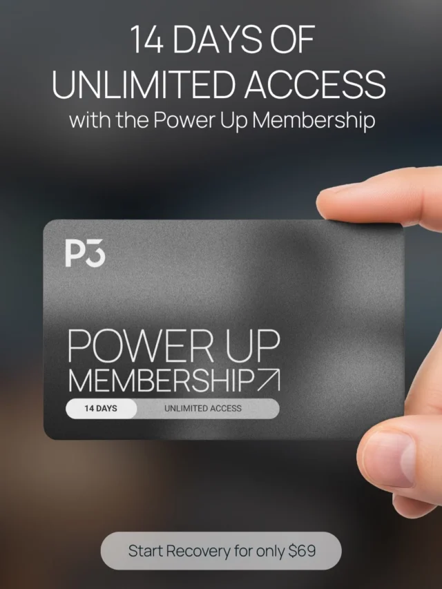 Come try our new POWER UP membership at P3 Ashmore for the ultimate recovery experience 🧘‍♀️🔥

14 Days of Unlimited:

💫Compression Therapy

💫Contrast pools

💫Infrared Sauna’s

14 Days for just $69 

#P3Ashmore #Recovery #P3 #UltimateRecovery