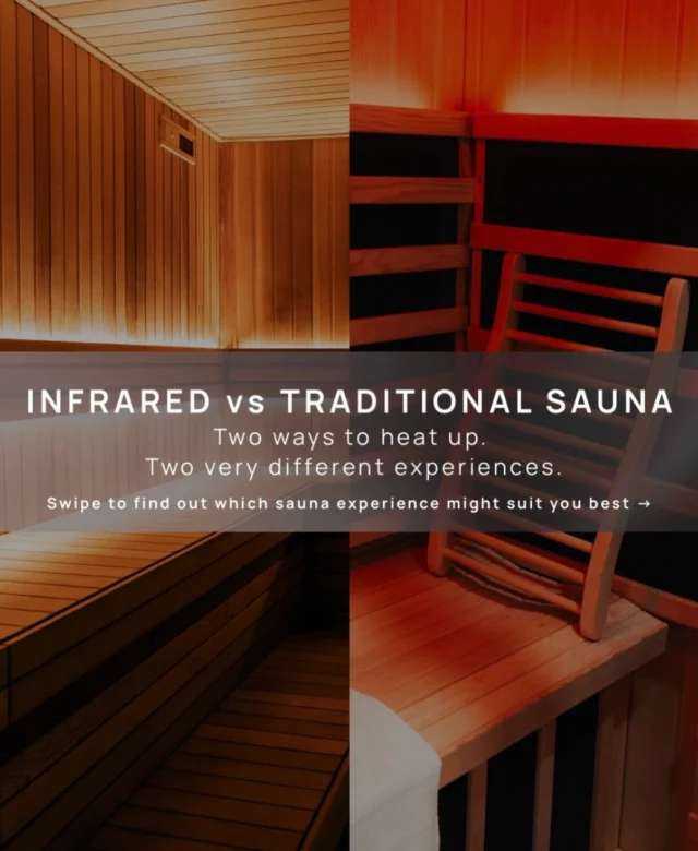🔥 Infrared vs Traditional Sauna — which one is right for you?

They’re both great, but they offer very different experiences.

Not sure which one suits your body, goals and lifestyle? 👀

Our guide to finding out which sauna is right for you. ✨
