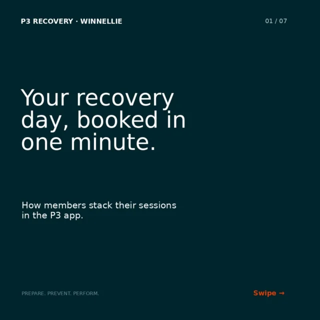 New version of our app is now live. Download the ‘P3 Recovery’ app to making booking your next recovery session easy peasy. 

#appupdates #p3recovery #livebetterbebetter