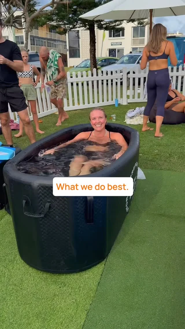 Sauna, ice bath and compression for the community 🔥